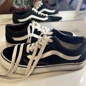 Vans in okay condition hardly used.